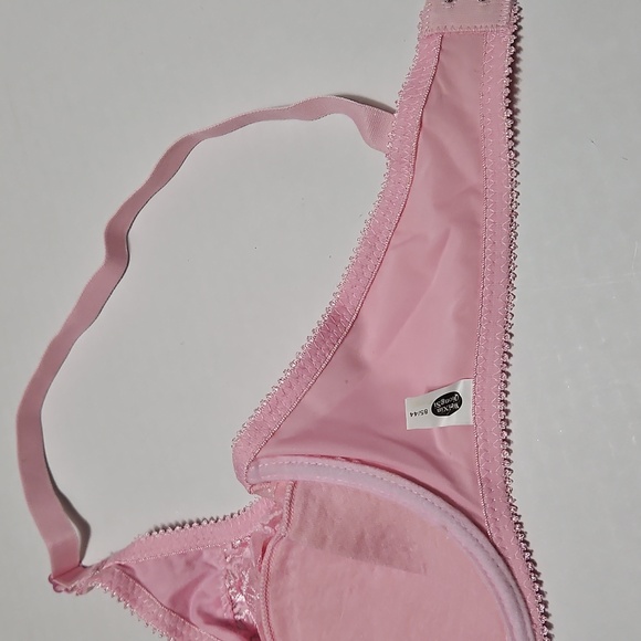 Sheer Elegance Pink Lace Underwire Bra 85E/38E - Picture 7 of 8